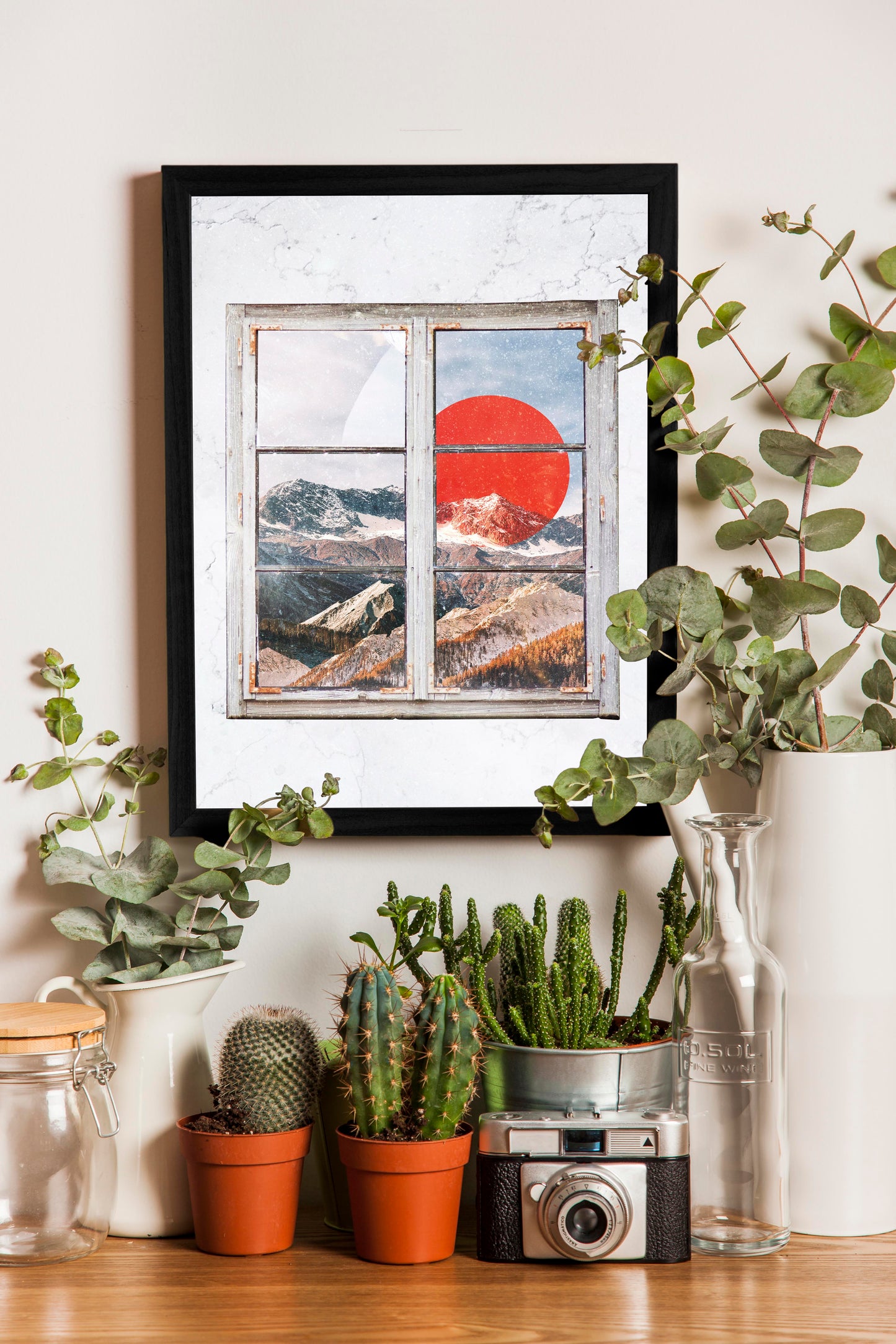 'Out there' Print | Artists Eyes collage 20/20
