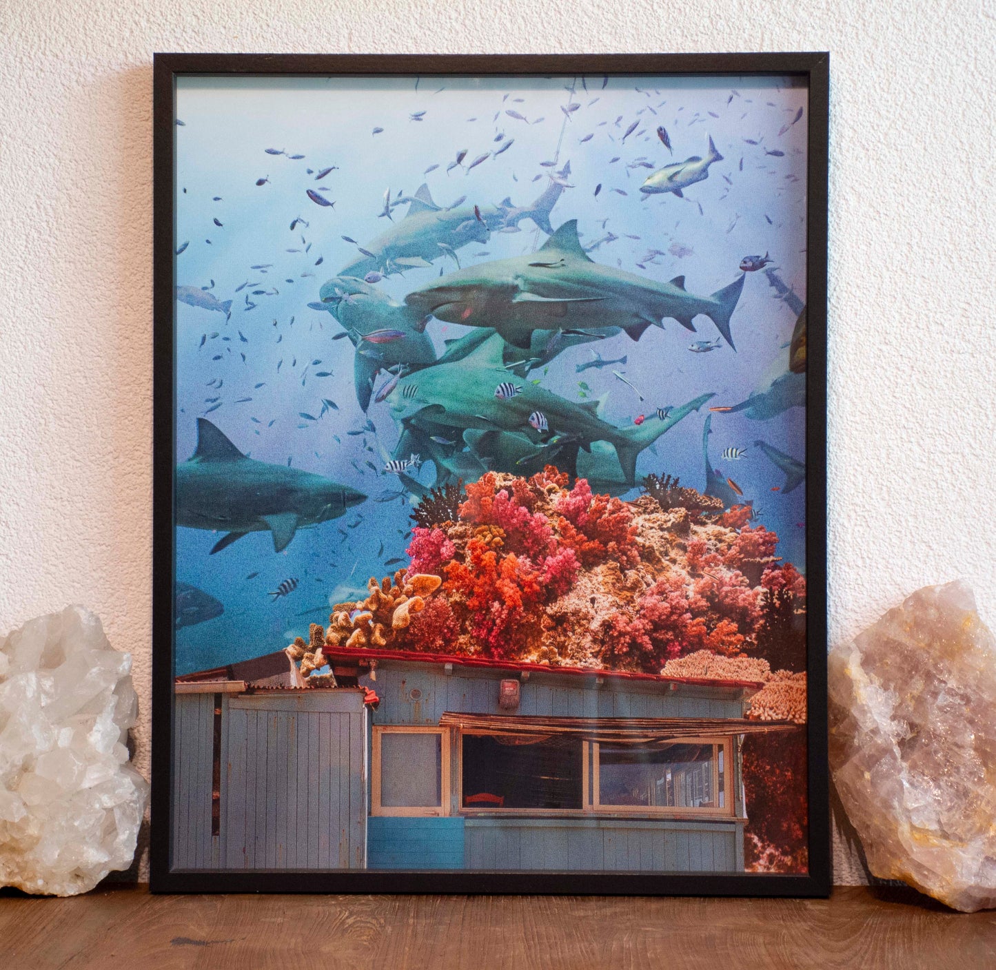 'Beach Shelter' Print | Artists Eyes Collage 15/15