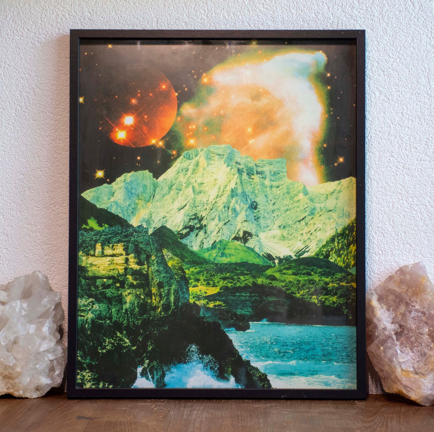 'Vintage Vacation Valley' Print | Artists Eyes Collage 15/15